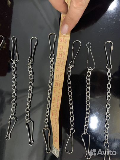 Цепочки с карабинами