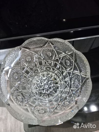 Салатник хрустальный или ваза бу