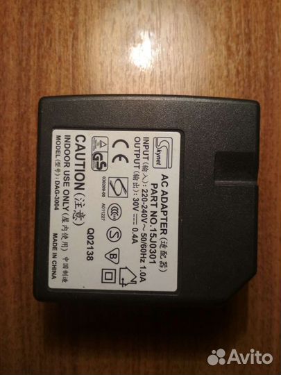 Блок питания адаптер 30В 0,4А