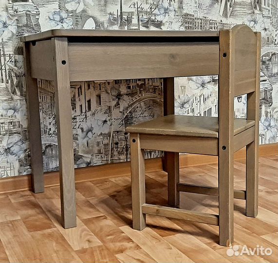 Детский стол и стул IKEA