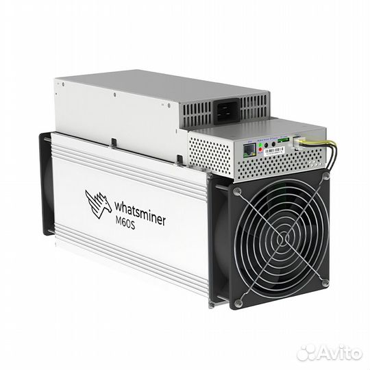 Асик whatsminer M60S+ 198T 18.0W GTD