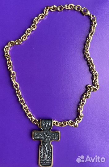 Крест на цепи
