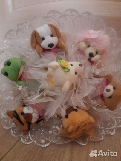 Букетик из мягких игрушек Зоопарк