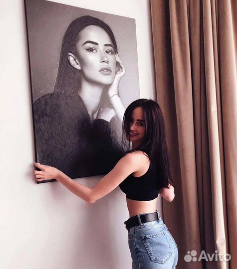 Портрет на холсте по фото Воронеж