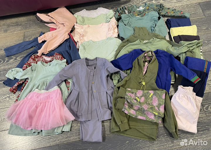 Пакет одежды для девочки 104 110