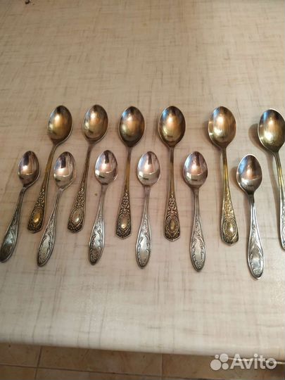 Мельхиоровые столовые приборы