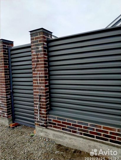 Забор жалюзи под заказ