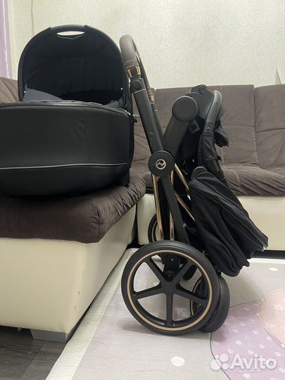 Коляска cybex priam 2 в 1 rose gold