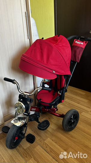 Велосипед трехколесный с родительской ручкой