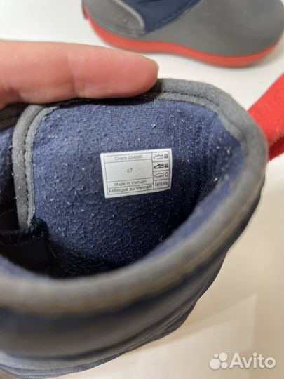 Осенние Сапожки Crocs для мальчика