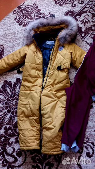 Зимний комбинезон для девочки 116