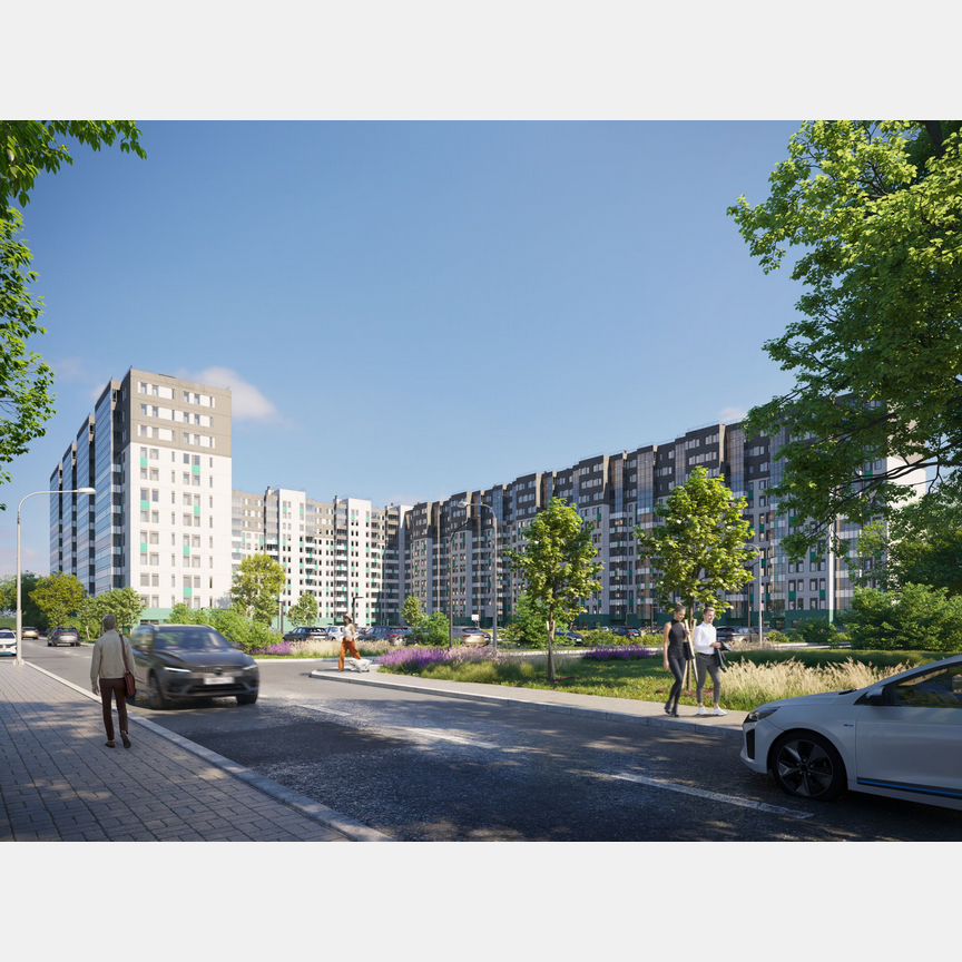 2-к. квартира, 59 м², 3/12 эт.