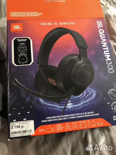 Беспроводные наушники jbl quantum 300