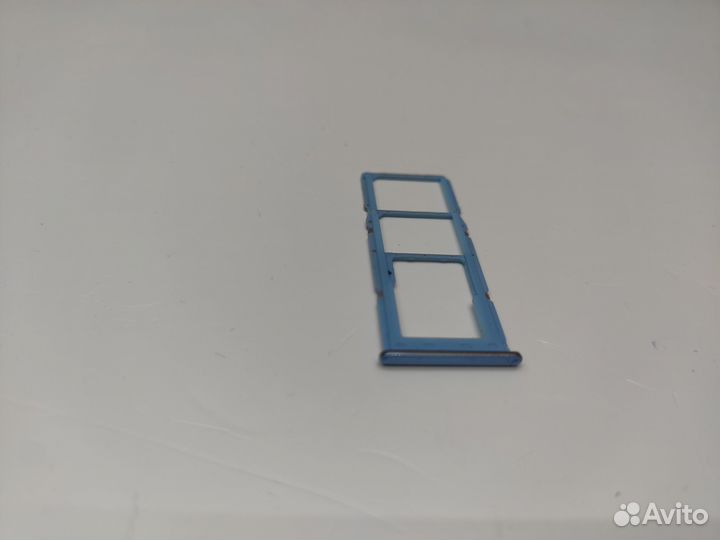 Лоток SIM для Samsung Galaxy A32/A325F (голубой)