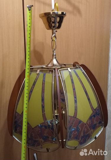 Люстра потолочная стекло