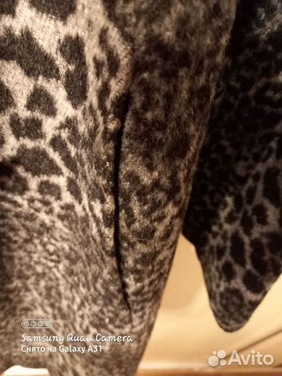 Пальто M&S женское размер 50-52 (16)леопард принт