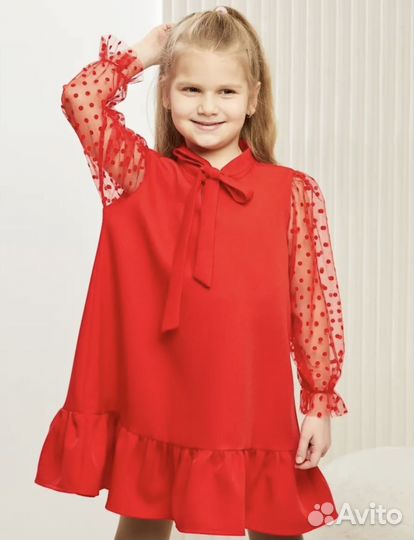 Платье для девочки 104 -110
