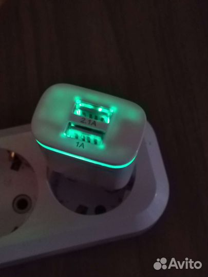 Адаптер питания с подсветкой