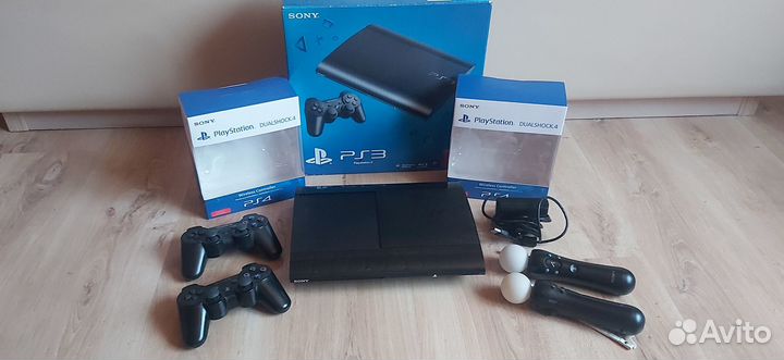 Sony PS3 500gb, прошитая, 50игр, без коробки