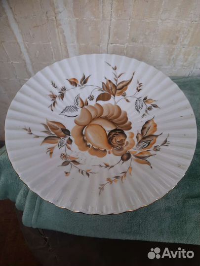 Фруктовница на ножке СССР лфз