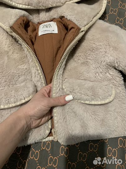 Шуба тедди zara оригинал
