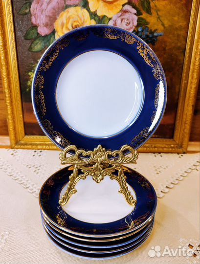 Набор тарелок 18 см Золотой фриз Лфз 1970-1991