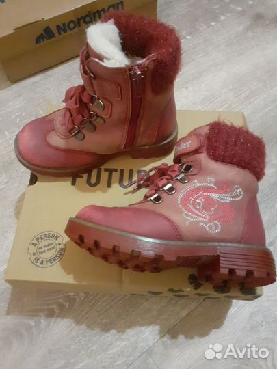 Ботинки зимние для девочки 28 размер