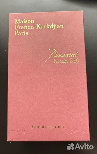 Парфюм baccarat rouge 540