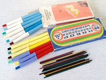 Набор цветных цанговых карандашей+ стержни СССР