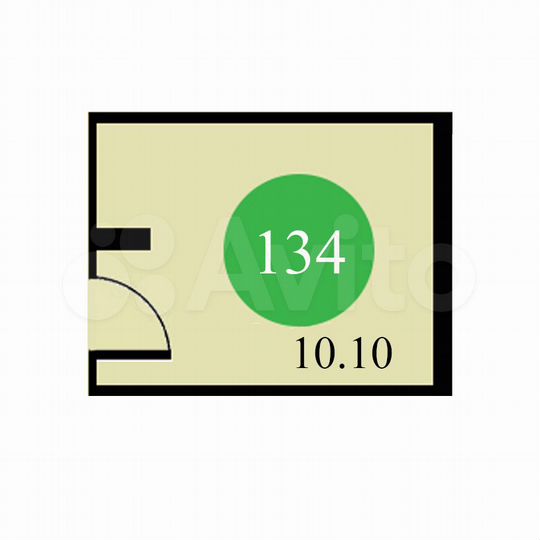 Помещение свободного назначения, 10.1 м²