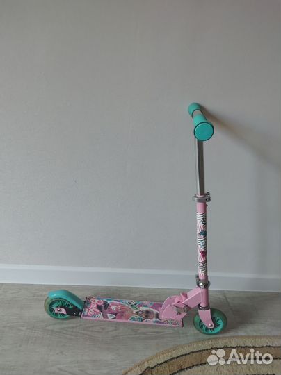 Самокат детский двухколесный для девочки