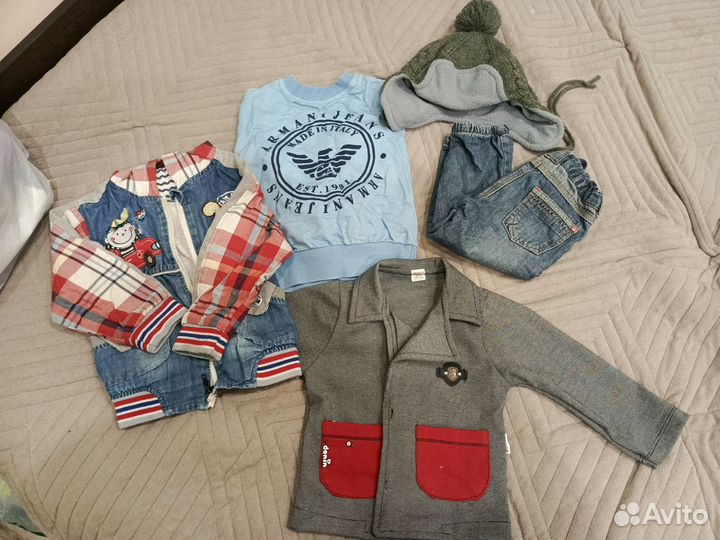 Детские вещи пакетом на мальчика 86 92