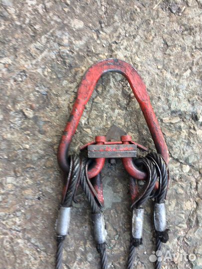 Паук строп канатный 4-х ветвевой 5 тн