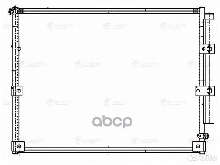 Конденсер toyota land cruiser 100 98- M/A lrac1949