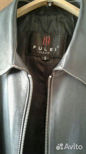 Плащ кожаный