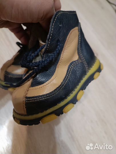 Ботинки нат.кожа на мальчика без утепления р. 20