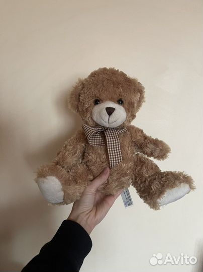 Плюшевый медведь 30 см качественный