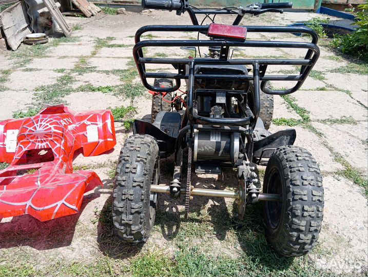 Детский электро квадроцикл бу.на запчасти
