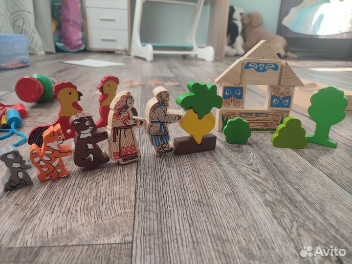 Развивающие игрушки деревянные