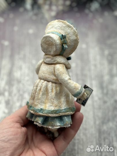 Ватные елочные игрушки