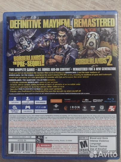 Borderlands The Handsome Collection Ps4