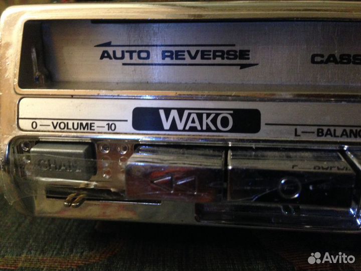 Авто магнитофон Wako 1970-80 год