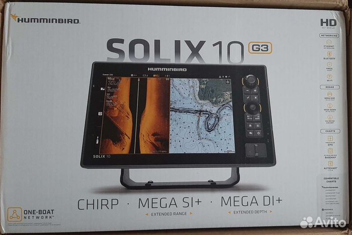 Humminbird solix 10 mega SI+ G3