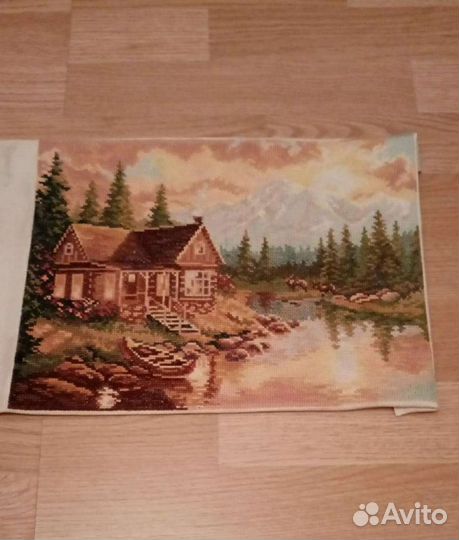 Картины вышитые крестиком в т.ч. СССР