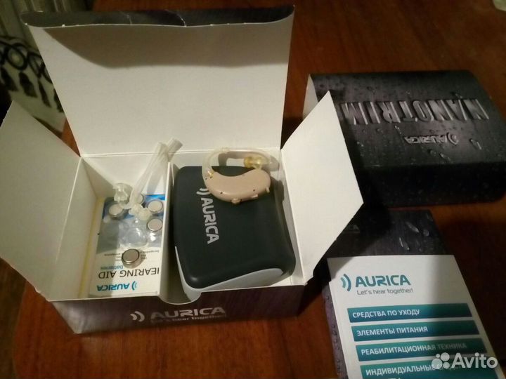 Цифровой слуховой аппарат aurica nanotrim 300s