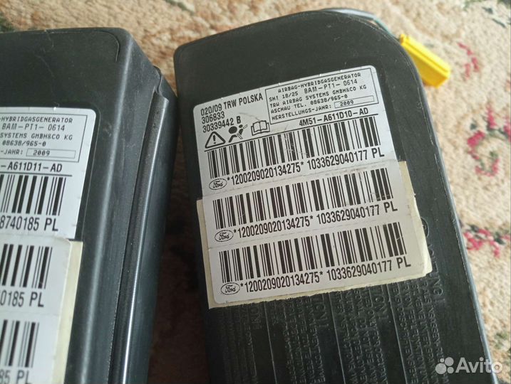 Боковые подушки безопасности на форд фокус 2