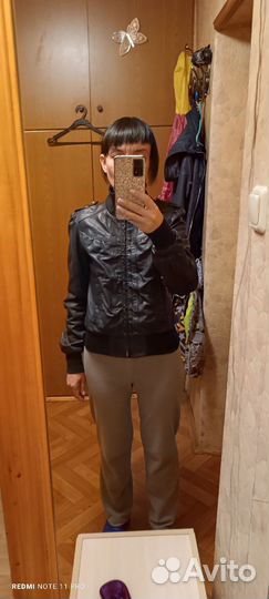 Куртка кожаная женская