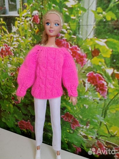 Вязаная одежда для кукол Барби