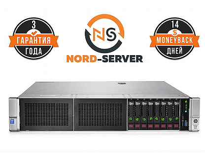 Сервер HP DL380 Gen9 8SFF E5-2630L v3 16GB