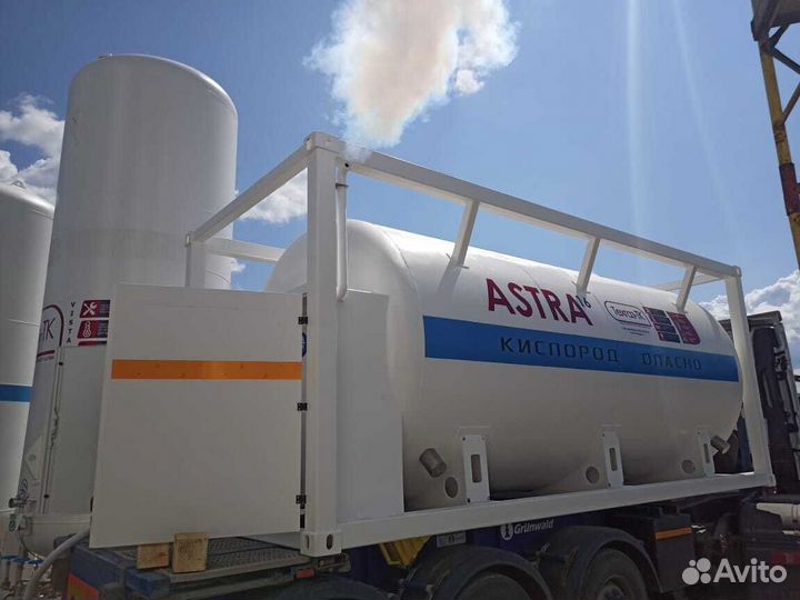 Цистерна Цтк-16k криогенная, раскачка насосом